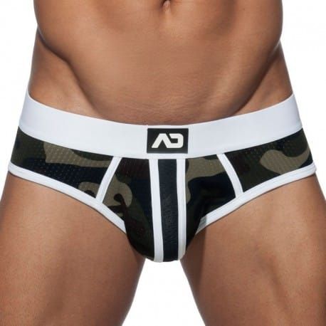 Addicted Slip Camo Stripe Blanc