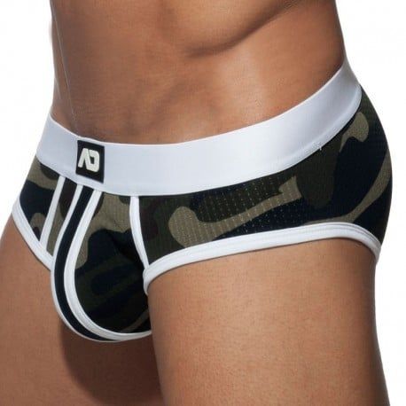 Addicted Slip Camo Stripe Blanc