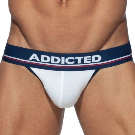 Addicted Jock Strap Basic Colors Blanc