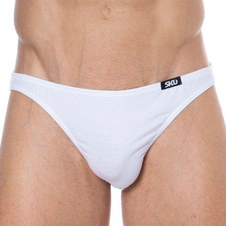 SKU Lot de 3 Slips Mini Coton Blancs