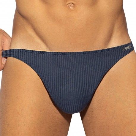 ES Collection String Recycled Rib Bleu Marine
