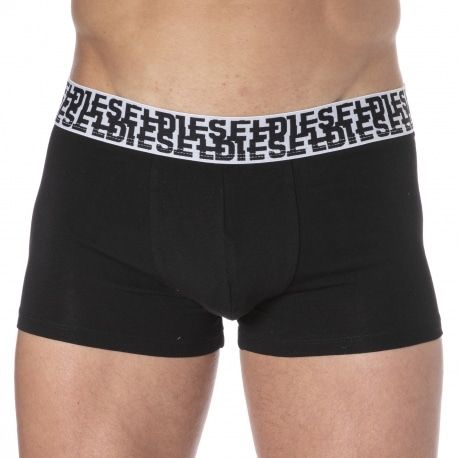 Diesel DSL Cotton Boxer Briefs - Black
