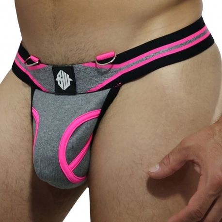  String New Wave Gris - Rose Fluo