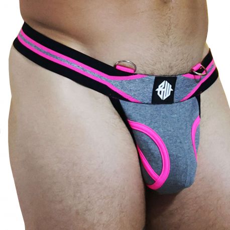  String New Wave Gris - Rose Fluo