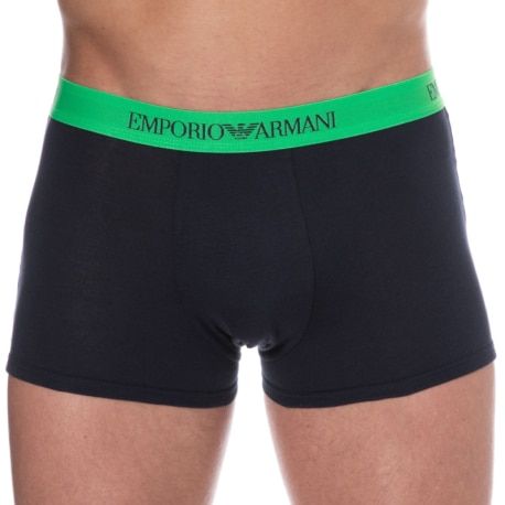 Emporio Armani Pure Cotton Boxer Briefs - Navy