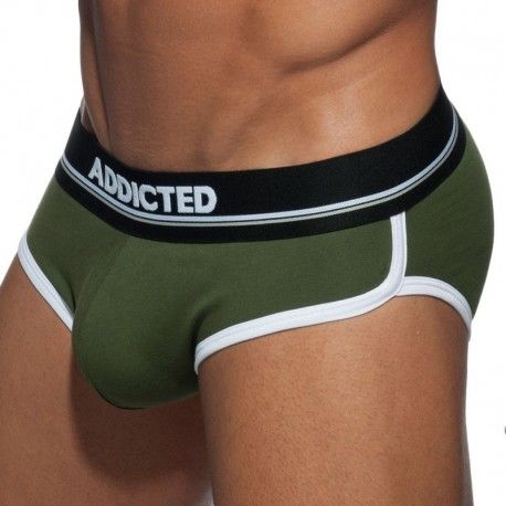 Addicted Slip Curve Kaki