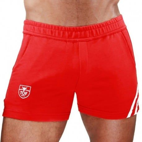 TOF Paris Short Paris Rouge - Blanc