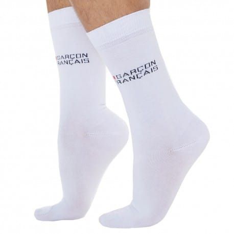 Garçon Français Chaussettes Blanches