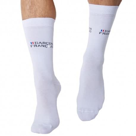 Garçon Français Chaussettes Blanches