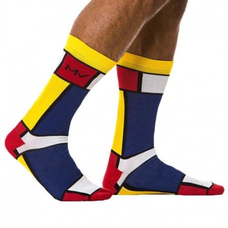 Modus Vivendi Chaussettes Mondrian Classiques