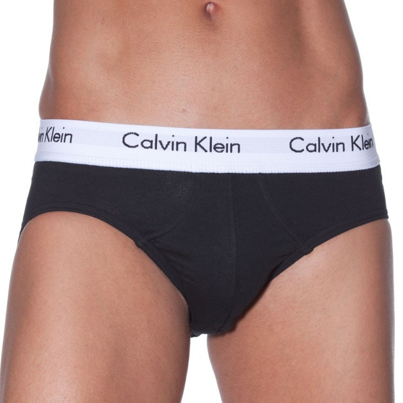 Calvin Klein Lot de 3 Slips Cotton Stretch Noirs
