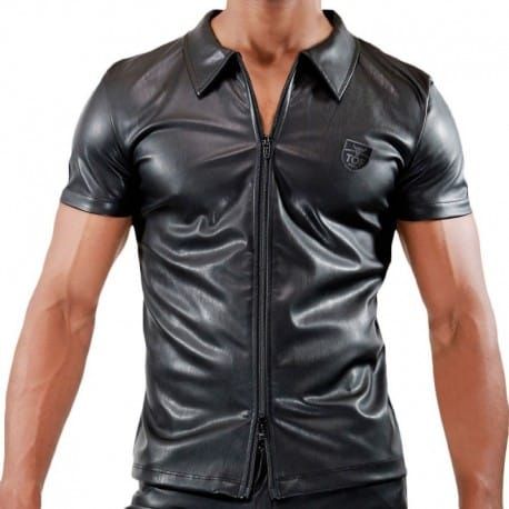 TOF Paris Veste Zippée Fetish Noire