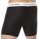 Calvin Klein Lot de 3 Boxers Longs Cotton Stretch Noir - Blanc - Gris