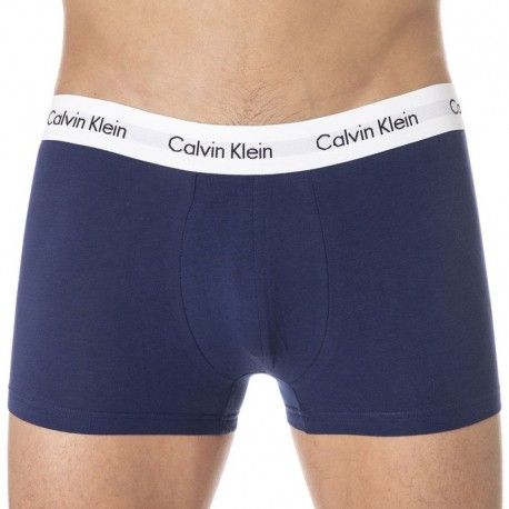 Calvin Klein Lot de 3 Boxers Cotton Stretch Bleu - Blanc - Rouge
