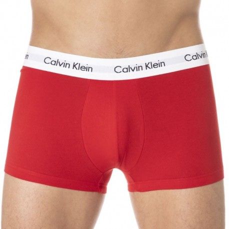 Calvin Klein Lot de 3 Boxers Cotton Stretch Bleu - Blanc - Rouge