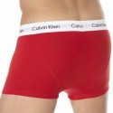 Calvin Klein Lot de 3 Boxers Cotton Stretch Bleu - Blanc - Rouge