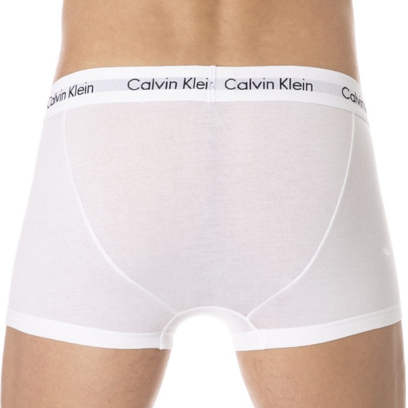 Calvin Klein Lot de 3 Boxers Cotton Stretch Bleu - Blanc - Rouge