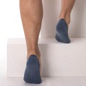 Calvin Klein Lot de 2 Paires de Chaussettes Invisibles Luca Marine - Denim