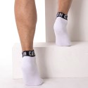 Calvin Klein Lot de 3 Paires de Socquettes Drake Blanches