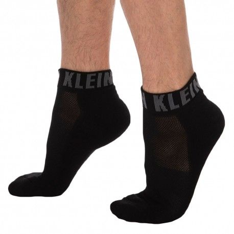 Calvin Klein Lot de 3 Paires de Socquettes Drake Noires