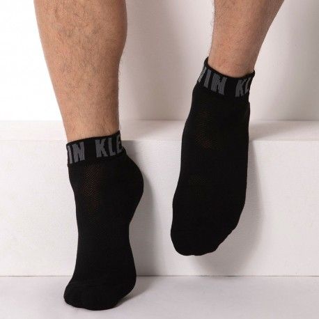 Calvin Klein Lot de 3 Paires de Socquettes Drake Noires