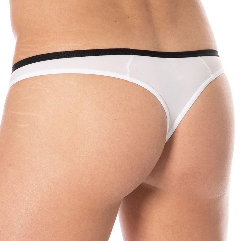 Doreanse String Sexy Contrast Blanc