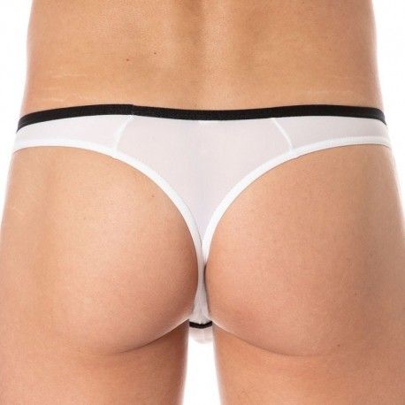 Doreanse String Sexy Contrast Blanc