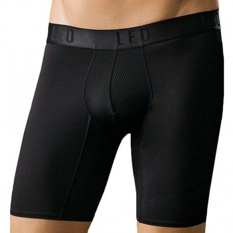 LEO Boxer Long Sport Noir