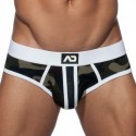 Addicted Slip Camo Stripe Blanc