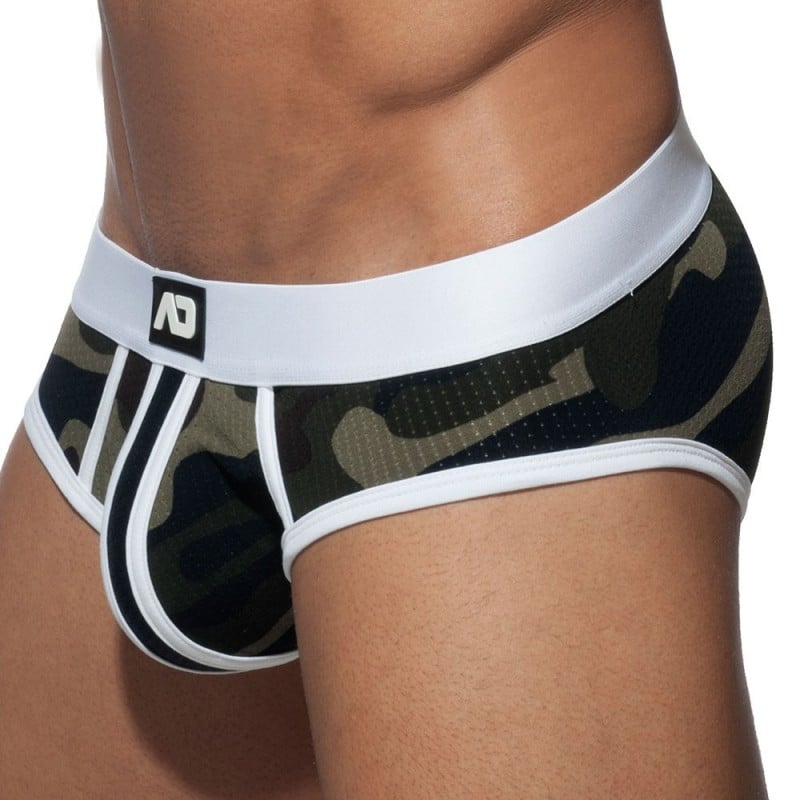 Addicted Slip Camo Stripe Blanc
