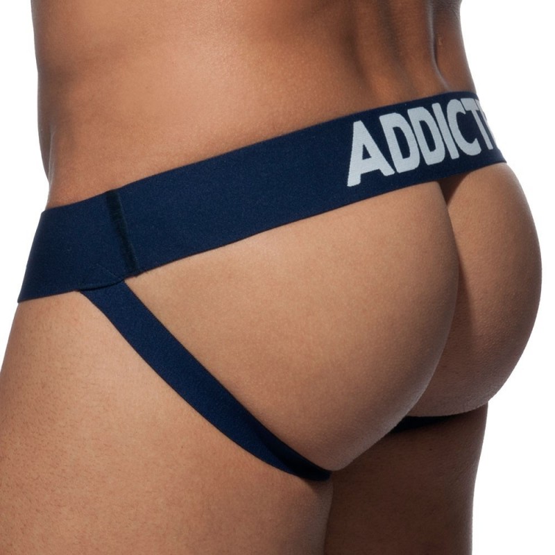 Addicted Jockstrap Push Up Mesh Marine