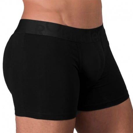 Rounderbum Boxer Long Padded Coton Noir