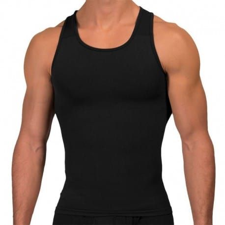 Rounderbum Débardeur Seamless Compression Noir