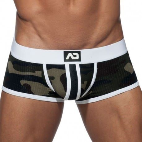 Addicted Boxer Camo Stripe Blanc