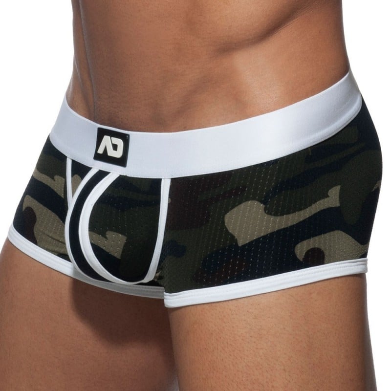 Addicted Camo Stripe Boxer - White