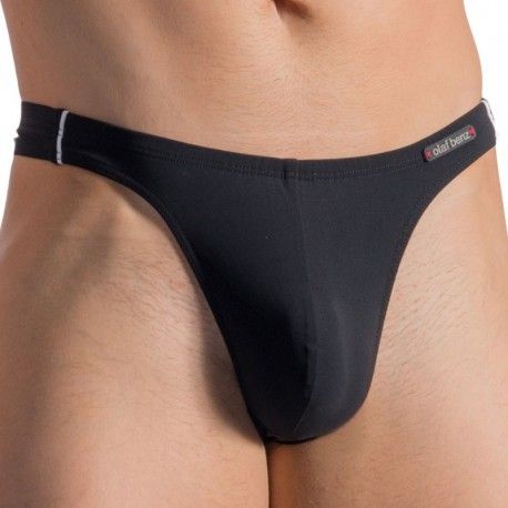 Olaf Benz String de Bain BLU 1200 Noir