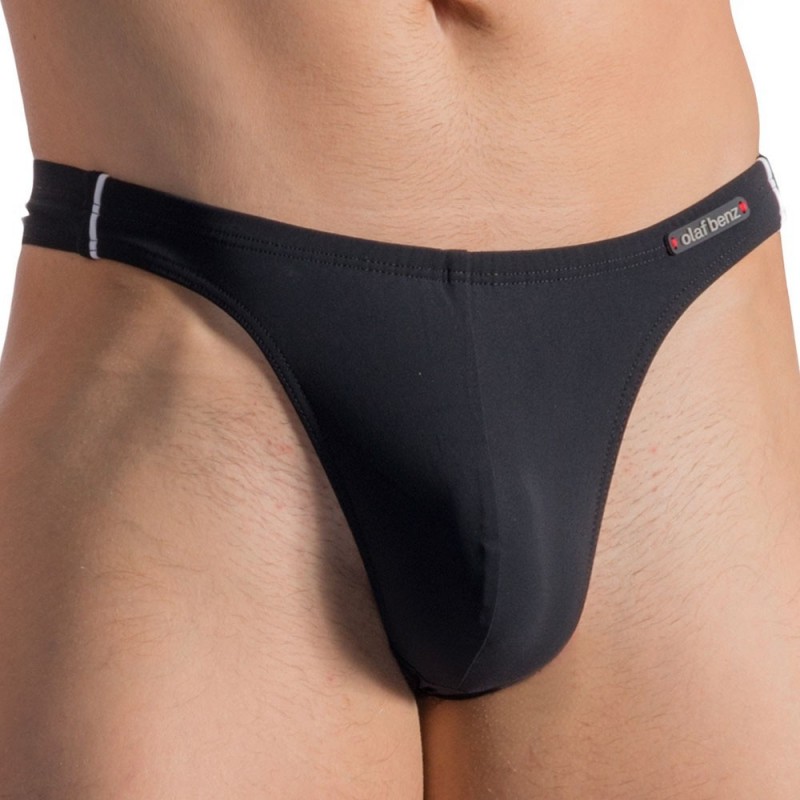 Olaf Benz String de Bain BLU 1200 Noir