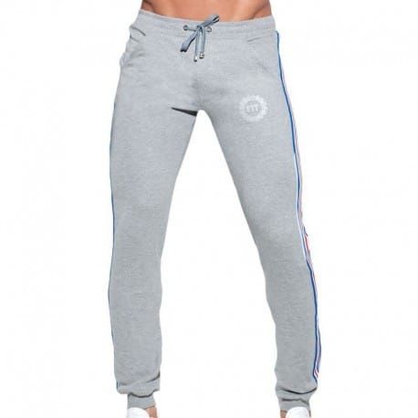 ES Collection Pantalon Sport FIT Tape Gris