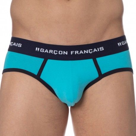 Garçon Français Slip Le Tombeur Turquoise