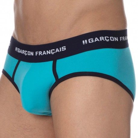 Garçon Français Slip Le Tombeur Turquoise