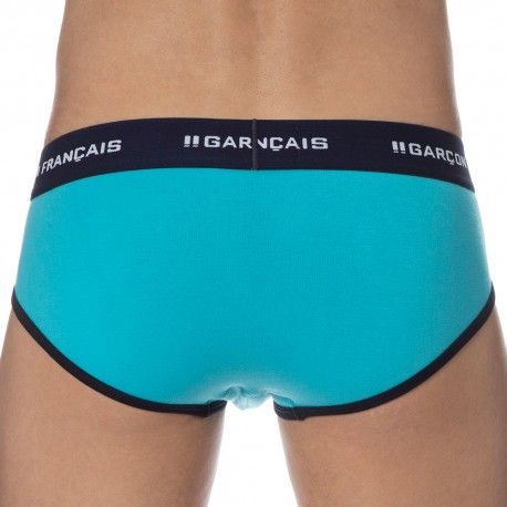 Garçon Français Slip Le Tombeur Turquoise
