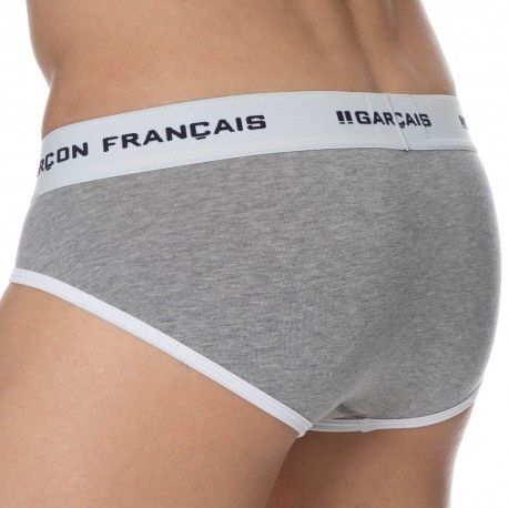 Garçon Français Le Tombeur Brief - Heather Grey