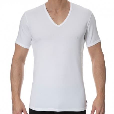 Calvin Klein Lot de 2 T-Shirts Modern Cotton Stretch Blancs