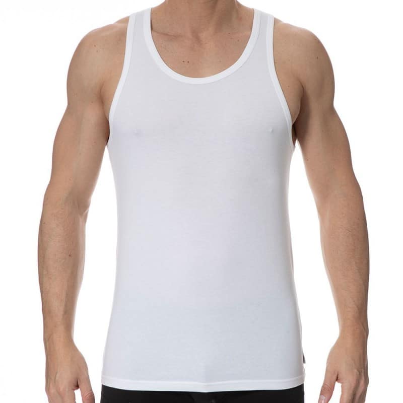 Calvin Klein Lot de 2 Débardeurs Modern Cotton Stretch Blancs