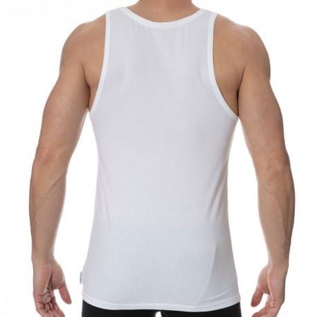 Calvin Klein Lot de 2 Débardeurs Modern Cotton Stretch Blancs