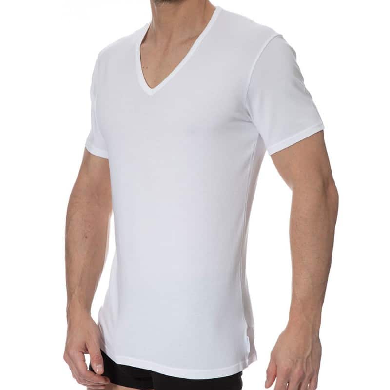 Calvin Klein Lot de 2 T-Shirts Modern Cotton Stretch Blancs