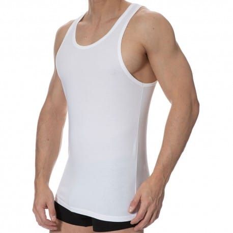 Calvin Klein Lot de 2 Débardeurs Modern Cotton Stretch Blancs