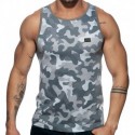 Addicted Débardeur Washed Camo Gris