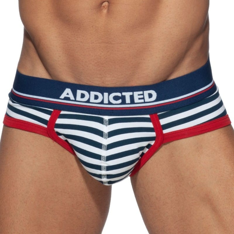 Addicted Basic Colors Cotton Briefs - Sailor