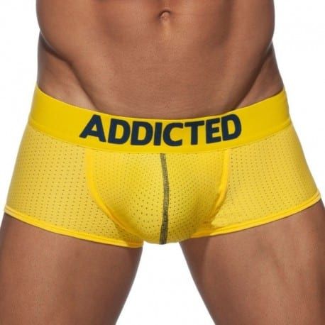 Addicted Boxer Push Up Mesh Jaune